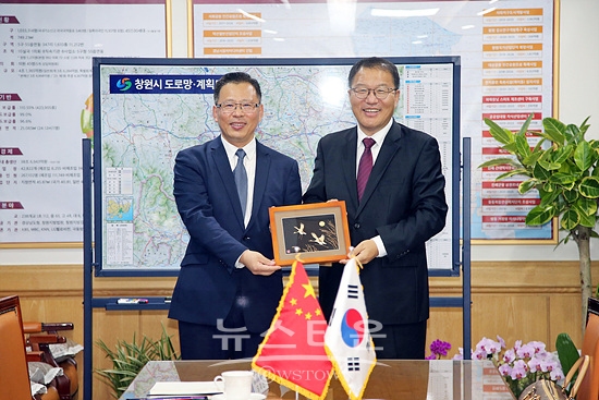 중국 대경시 투자유치단이 창원시를 방문했다(사진=창원시)