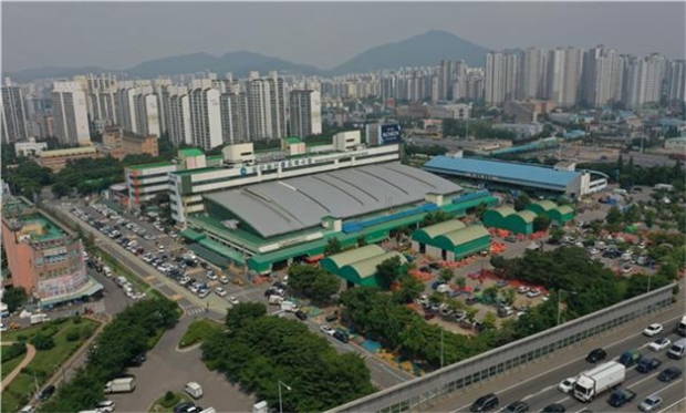 삼산농산물도매시장 전경
