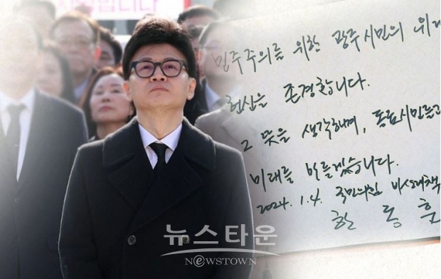 한동훈 국민의힘 비대위원장 지난 4일 광주 방문/국민의힘 홈페이지