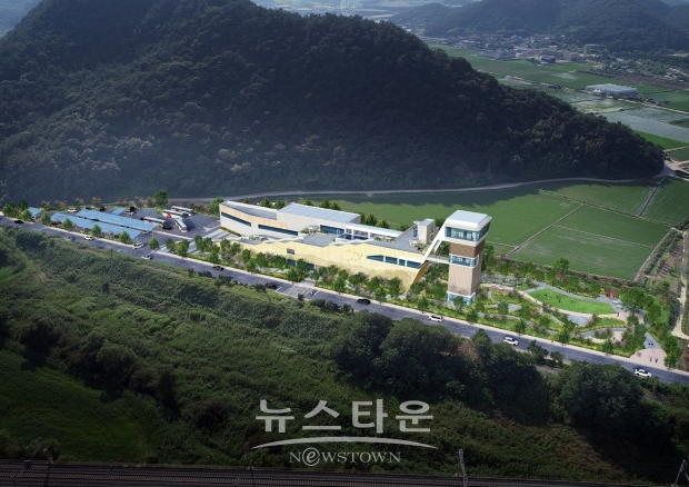 화포천습지보전관리센터 조감도