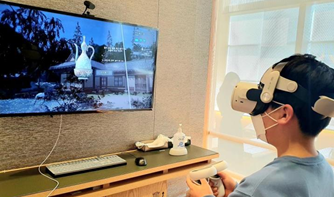 HMD기기를 활용한 VR 체험존 구축 예시