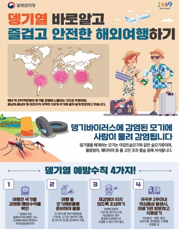 뎅기열 바로 알기 안내문 이미지