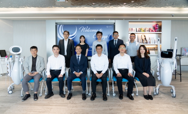 중국 장쑤성 양저우시 대표단이 클래시스 본사를 방문해, 클래시스가 추진 중인 중국 미용 의료기기 시장 진출에 대해 의견을 교환했다.(사진=클래시스)