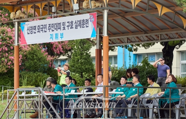 을지연습 ‘외국인 주민 대피 및 이동·구호소 운영 실제훈련’