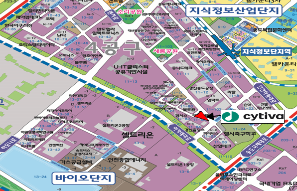 ‘신규부지로 이전계획’ 기존 송도 BRC 내 입주시설(APAC Fast Track Center,’16.입주 / 바이오 공정교육 시설) 포함