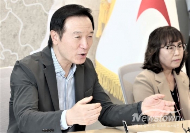 임태희 교육감이 발언을 하고 있다. /경기도교육청