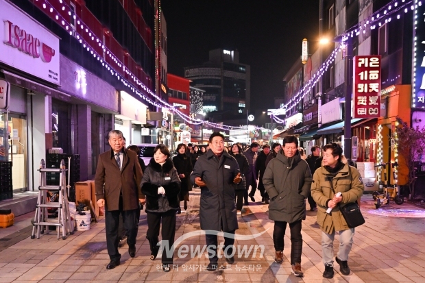 양평물맑은 빛거리 점등식 개최/양평군