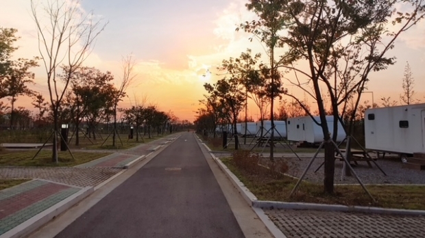 캠핑장 경관 사진