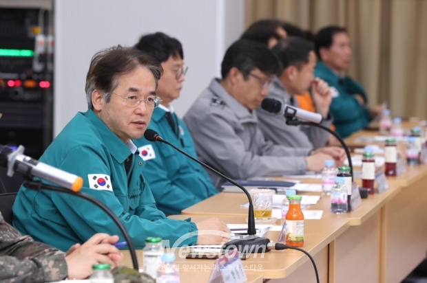 ‘2025년 제1분기 고양특례시 통합방위협의회’회의를 주재하고 있는 이동환 고양특례시장/고양시<br>