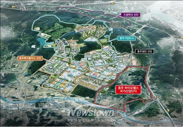 충주 바이오헬스 국가산단 조감도