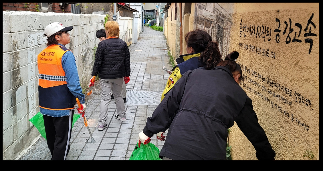 사진  홍천읍女의용소방대 제공