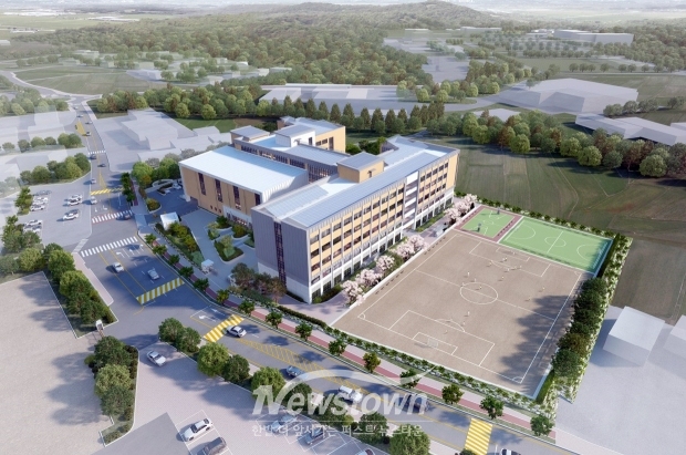 탕정2고등학교 조감도
