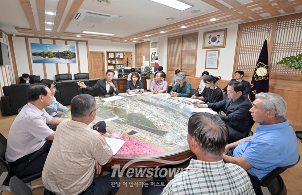 덕지리 폐기물처리시설 반대투쟁위원회 간담회