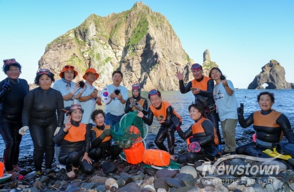 독도에서 / 사진=제주도청 제공
