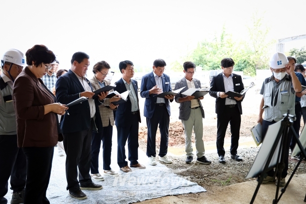 청양군의회, 주요사업장 현장 점검