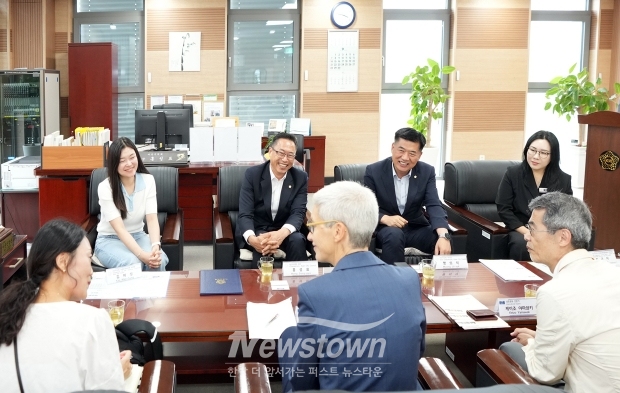 아산시의회-유럽평의회 차담 간담회