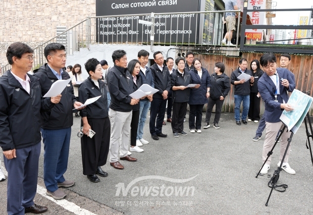 주요 사업장 현장 점검(신창 양우내안애 아파트)