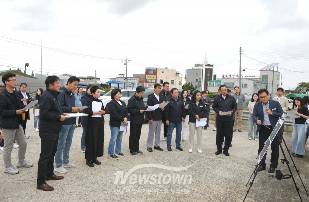 주요 사업장 현장 방문(둔포천)