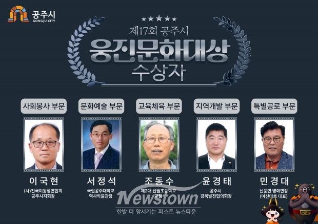 제17회 웅진문화대상 수상자