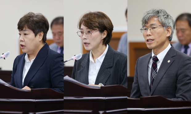 윤재실 의원, 장수진 의원, 최훈 의원 / 인천동구의회