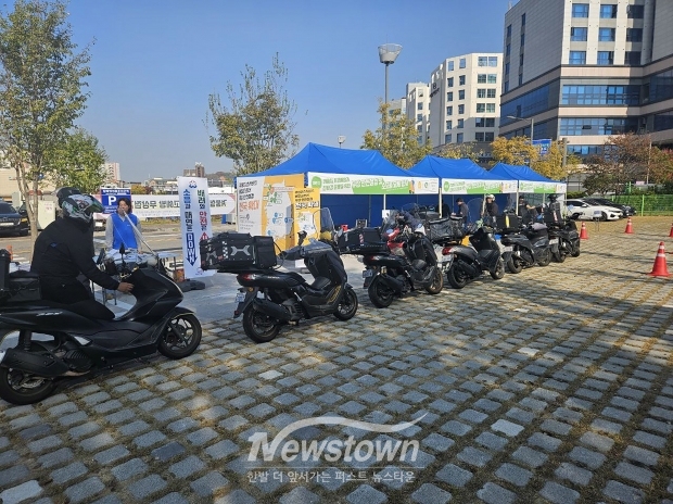 배달 라이더 오토바이 소음 줄이기 나서