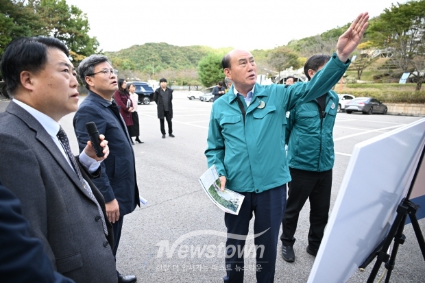 박형덕 동두천시장, 공원녹지분야 주요 건설사업 현장 점검/동두천시