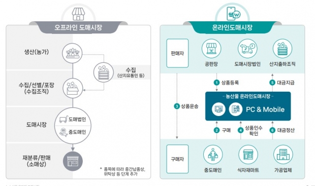 지역 농수산물 유통과정/김해시 제공