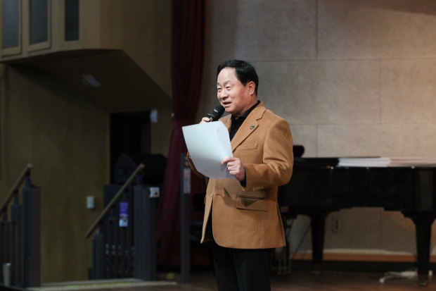 주광덕 남양주시장이 인사말을 하고 있다.