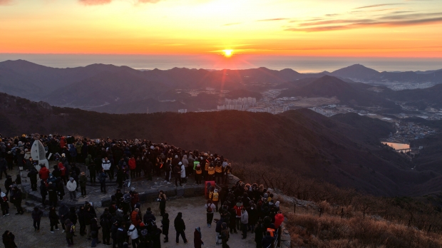 2026 천성산 새해 해맞이/사진 양산시제공