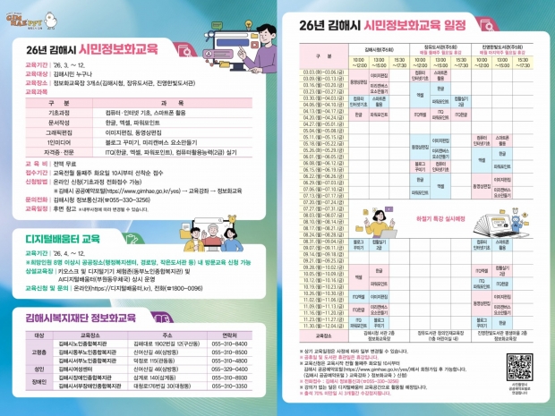 2026년 시민정보화 교육 이미지/김해시제공