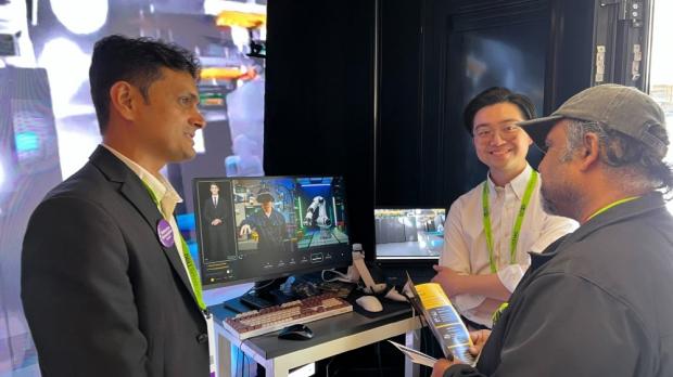 이스트소프트와 M2M Tech의 협업 결과물이 GTC 2026에서 성공적으로 공개됐다. (제공= 이스트소프트)