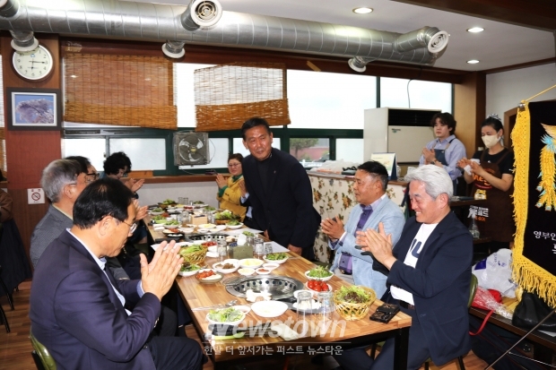 ​목련회 경남지부 회장 이취임식/사진 김국진기자​