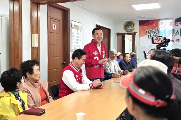 회관일기1탄 홍천 하오안1리 마을회관/사진 김진태후보 캠프제공