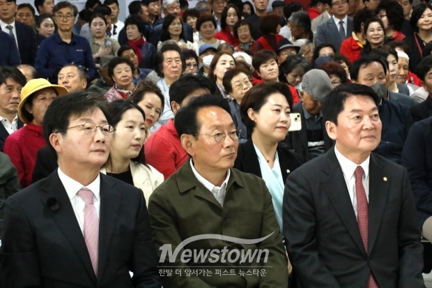 국민의힘 홍태용 김해시장후보 개소식/사진 김국진기자