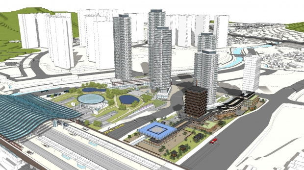 경주역세권 복합환승센터 조감도