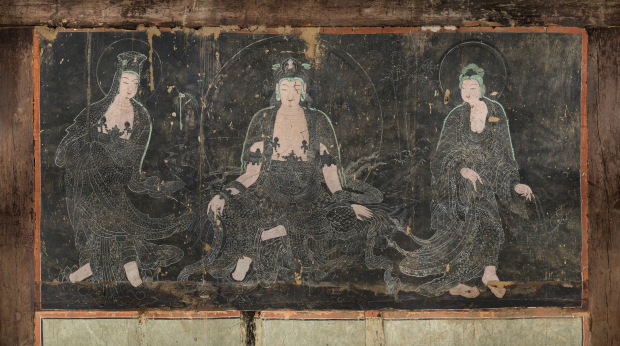 신흥사 대광전 삼관음보살벽화/사진 양산시제공