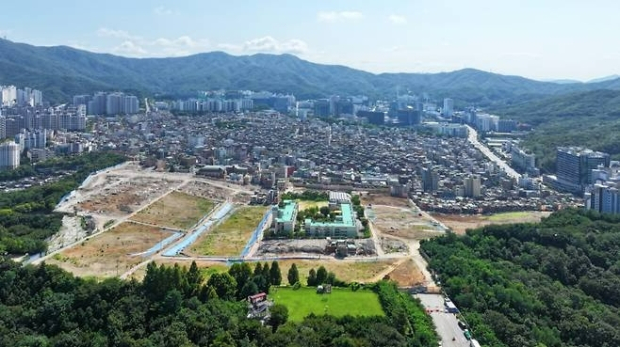 상대원2구역 사업지 전경