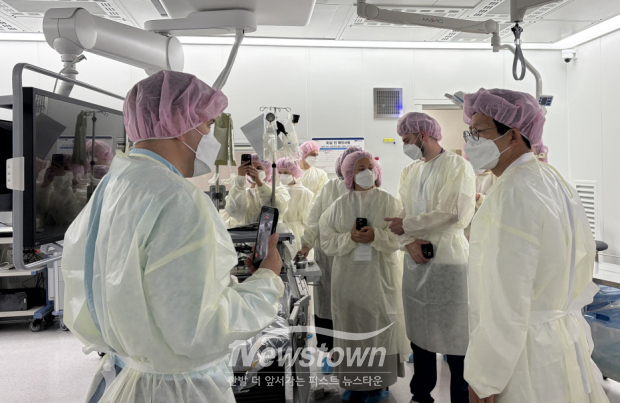 우크라이나 국립심혈관센터 의료진 연수 교육(사진 / 순천향대천안병원 제공)