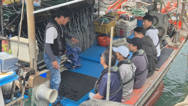 18기 귀어학교 교육 모습/사진 경남도제공