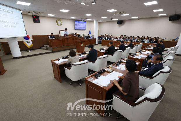 제물포구의회는 29일 제2차 본회의를 끝으로 지난 20일부터 진행된 제2회 임시회 일정을 모두 마무리했다. / 제물포구의회