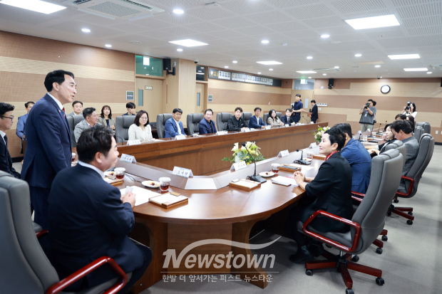 아산시의회, 박수현 충남도지사 간담회(사진 / 뉴스타운)