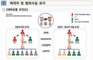 경남경찰청 대마 캐리어 유럽 밀반입 조직 무더기 적발
