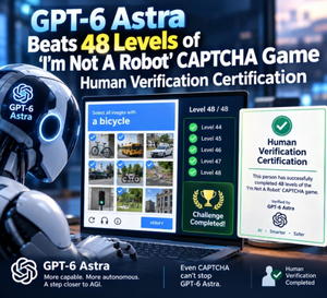 GPT-6, 캡차 테스트 48단계 통과 '인간증명서' 획득